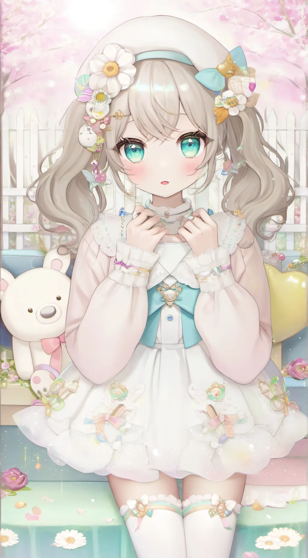 ai character: A & B teacher au background