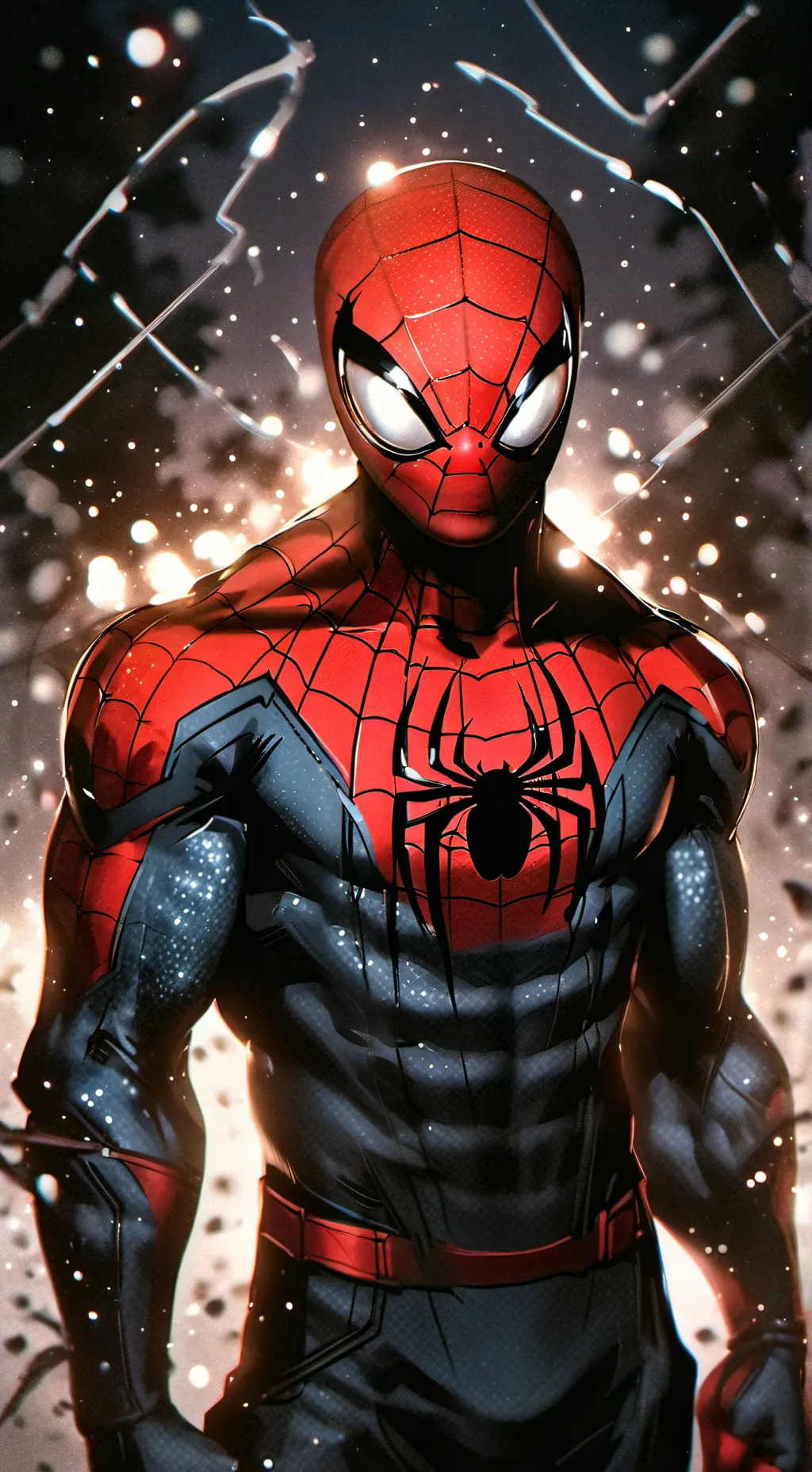 ai character: Spider-Man Peter  background