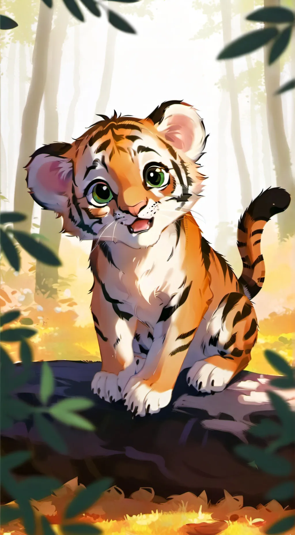 ai character: tigrino  background