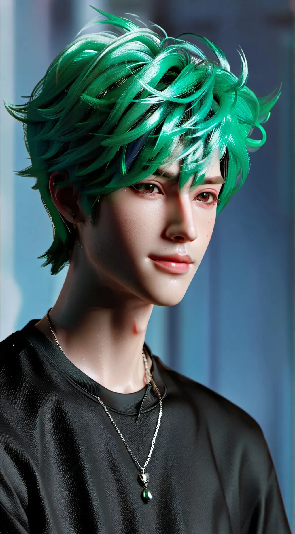 ai character: Damian  background