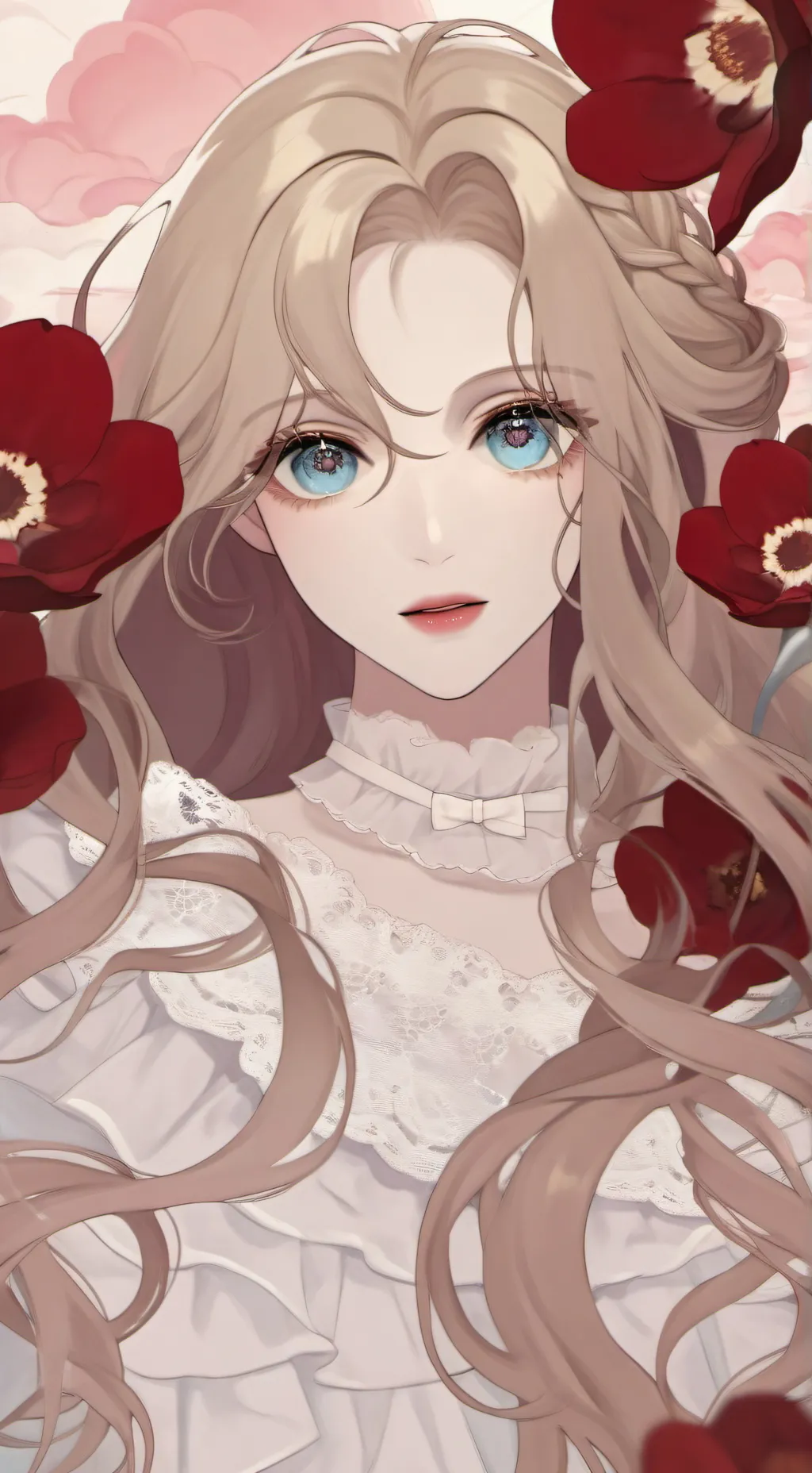 ai character: Rose background