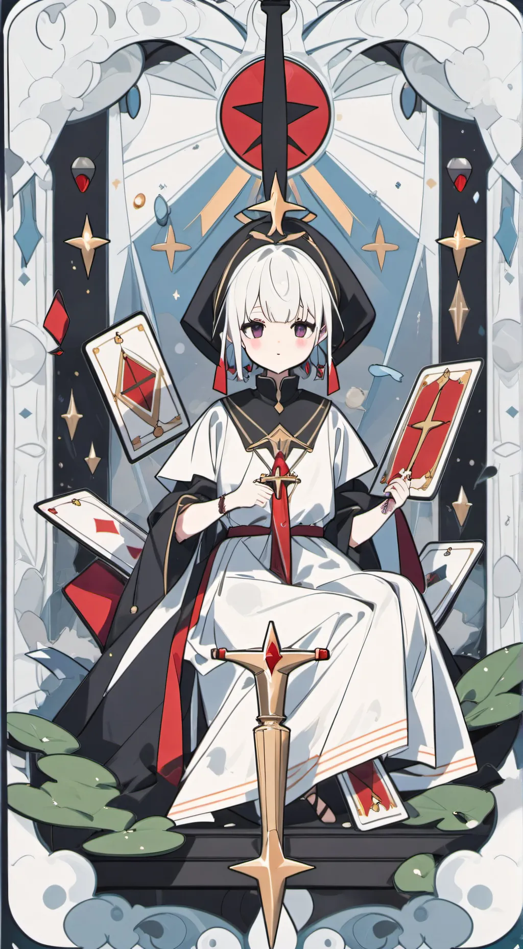 ai character: babie sit forsaken background