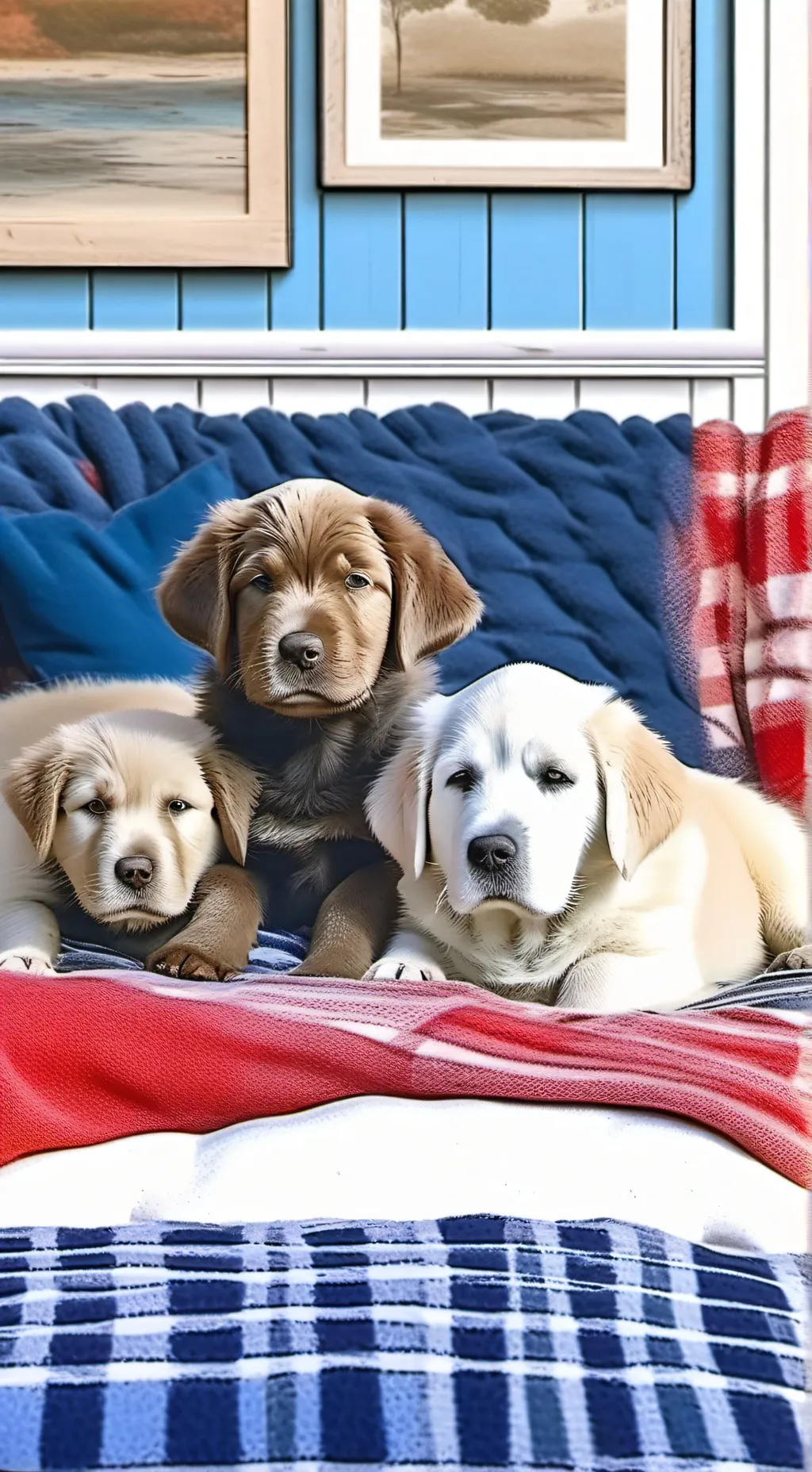 ai character: hurt puppies background