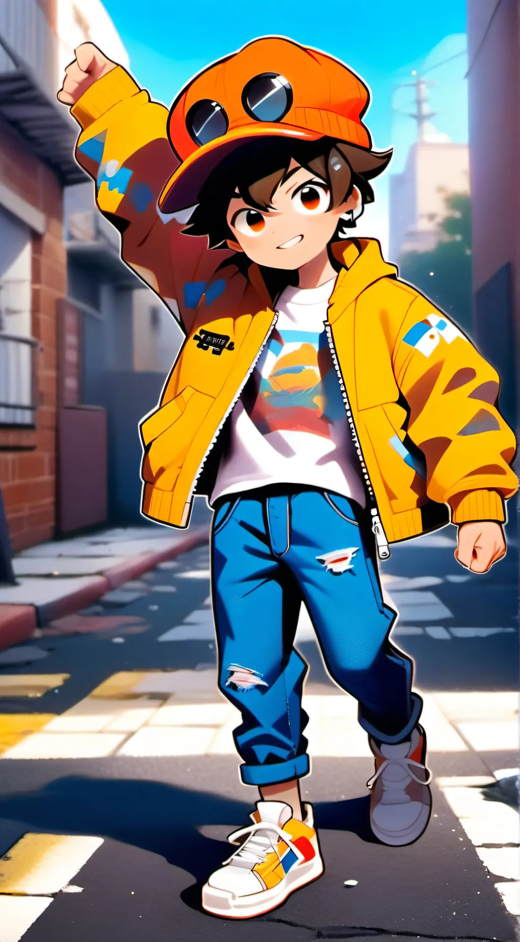 ai character: ancient and beast  background