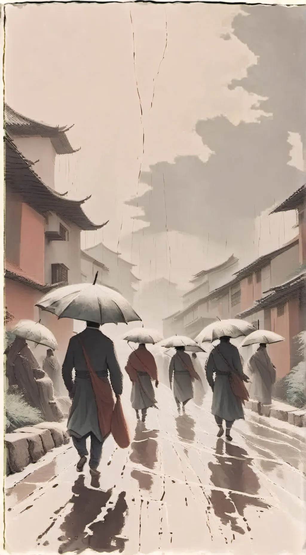 ai character: Skz & BTS storm background