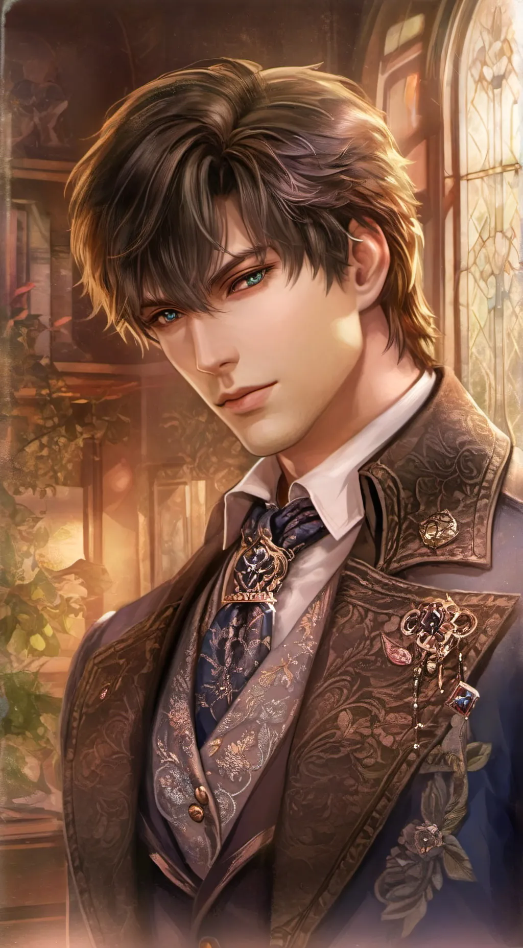 ai character: enemies to lovers background