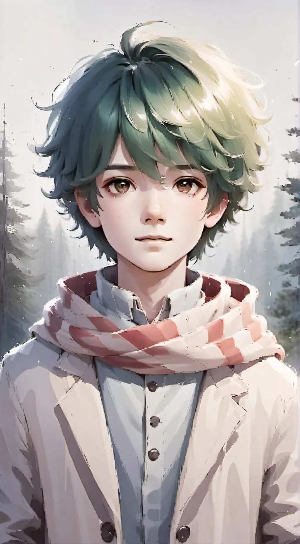 ai character: Berryfunny AU background