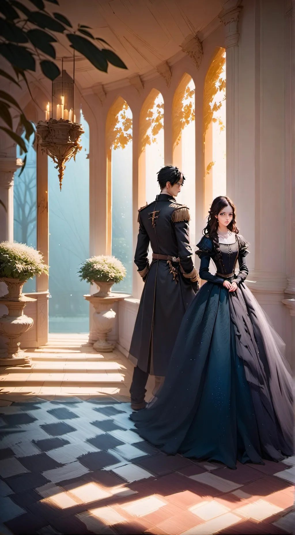 ai character: Princess x Knight background