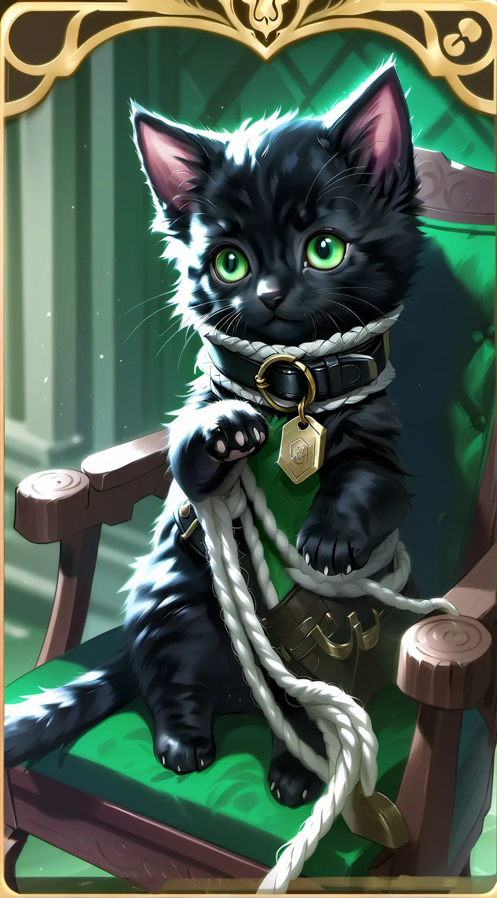 ai character: from Kat to cat background