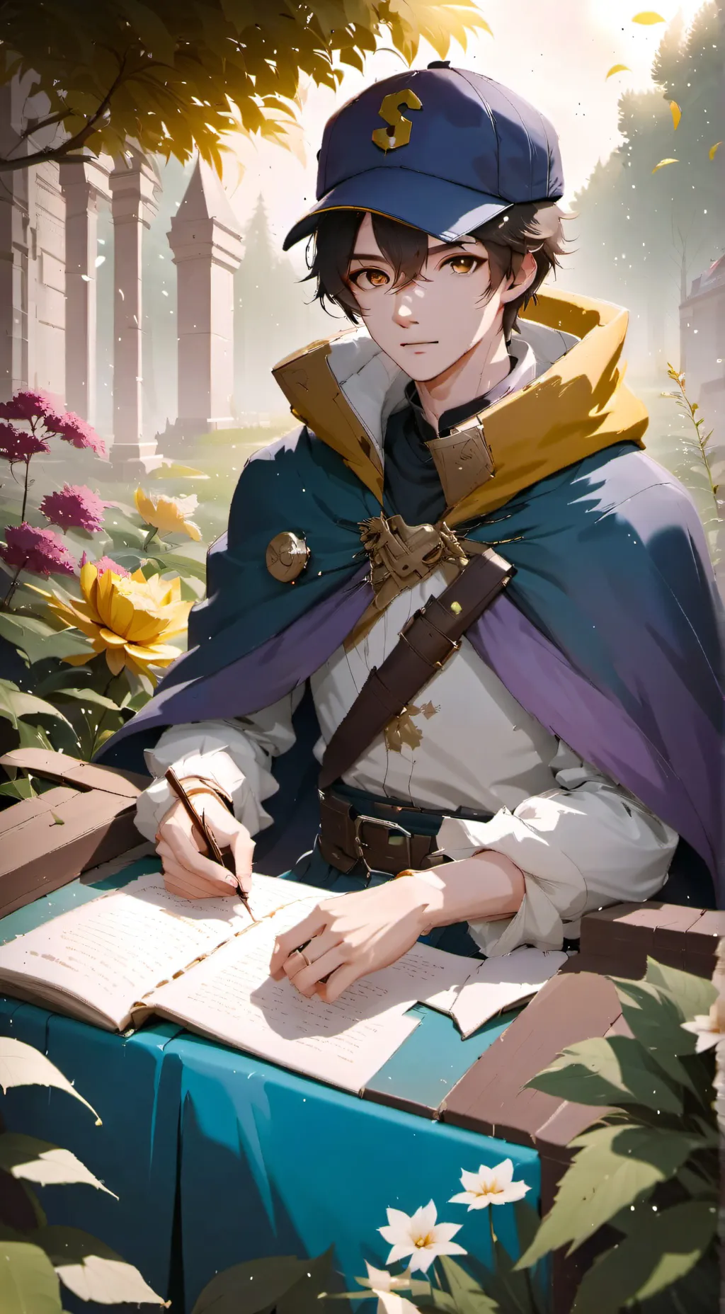 ai character: Useless man background