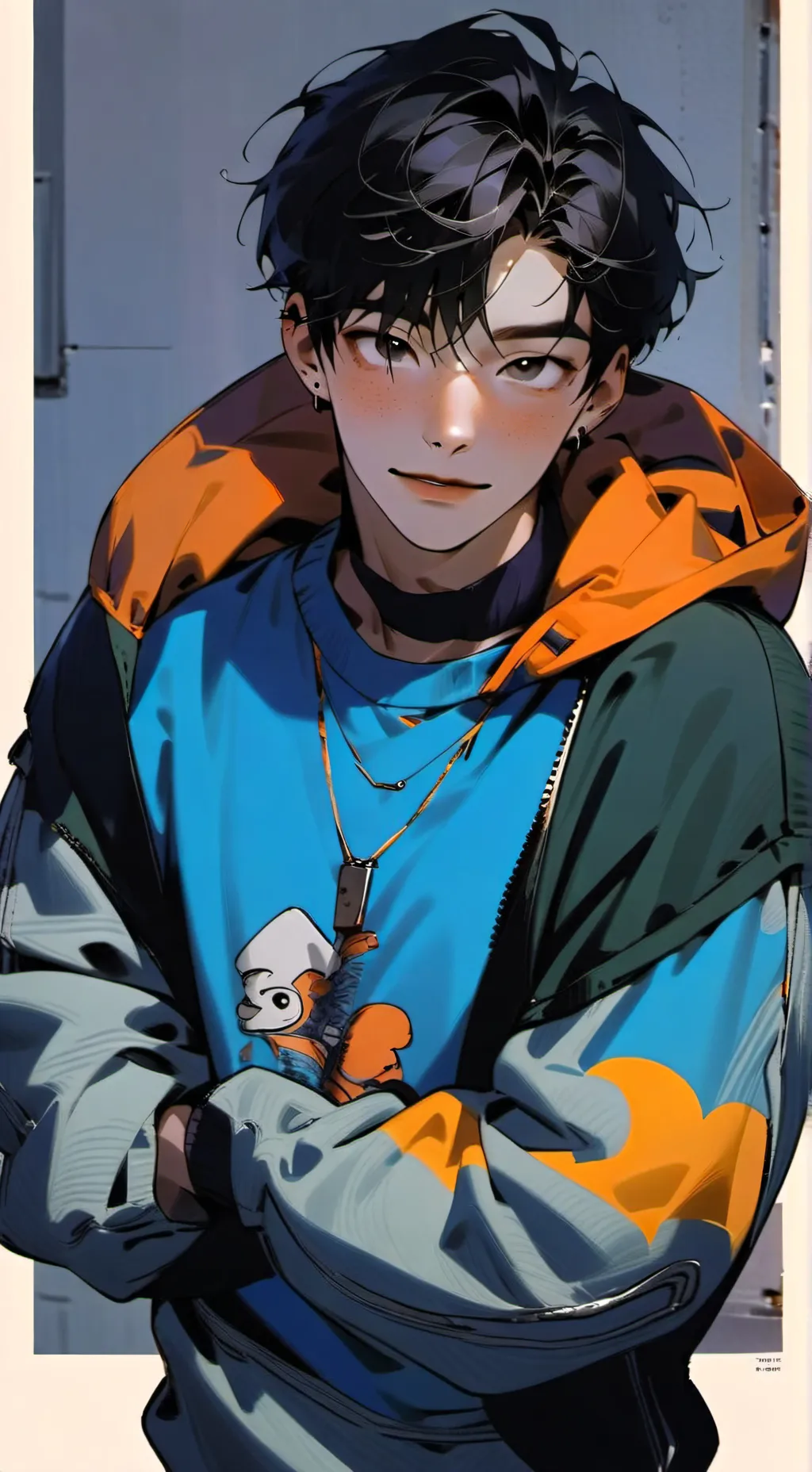 ai character: † noah † background