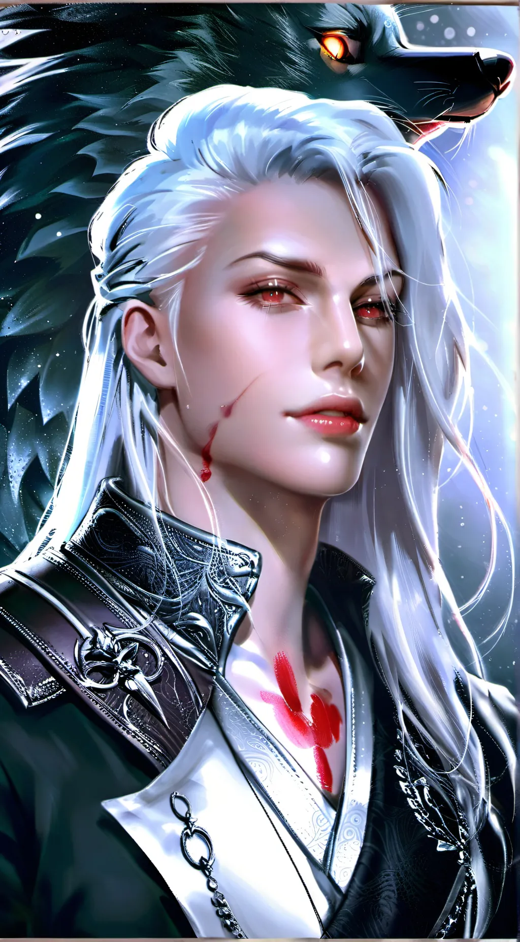 ai character: Augustin  background