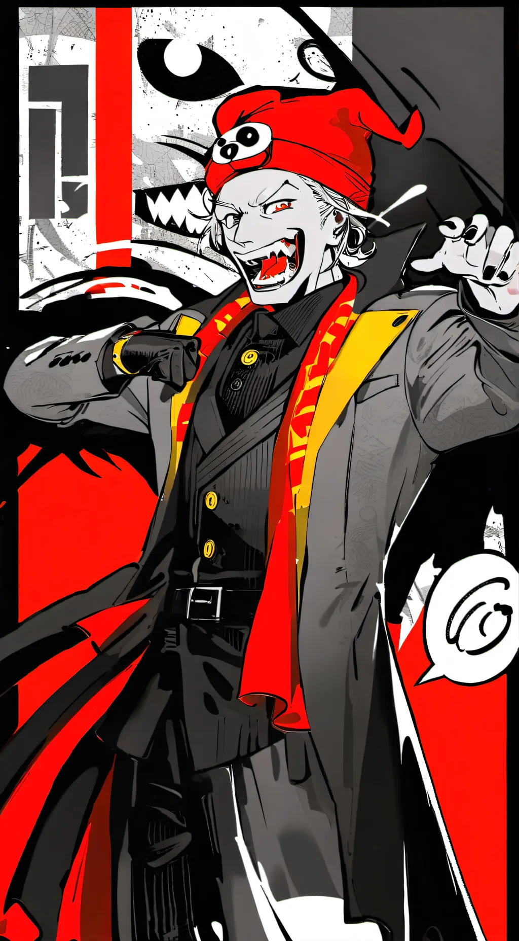 ai character: forsaken meet dark background