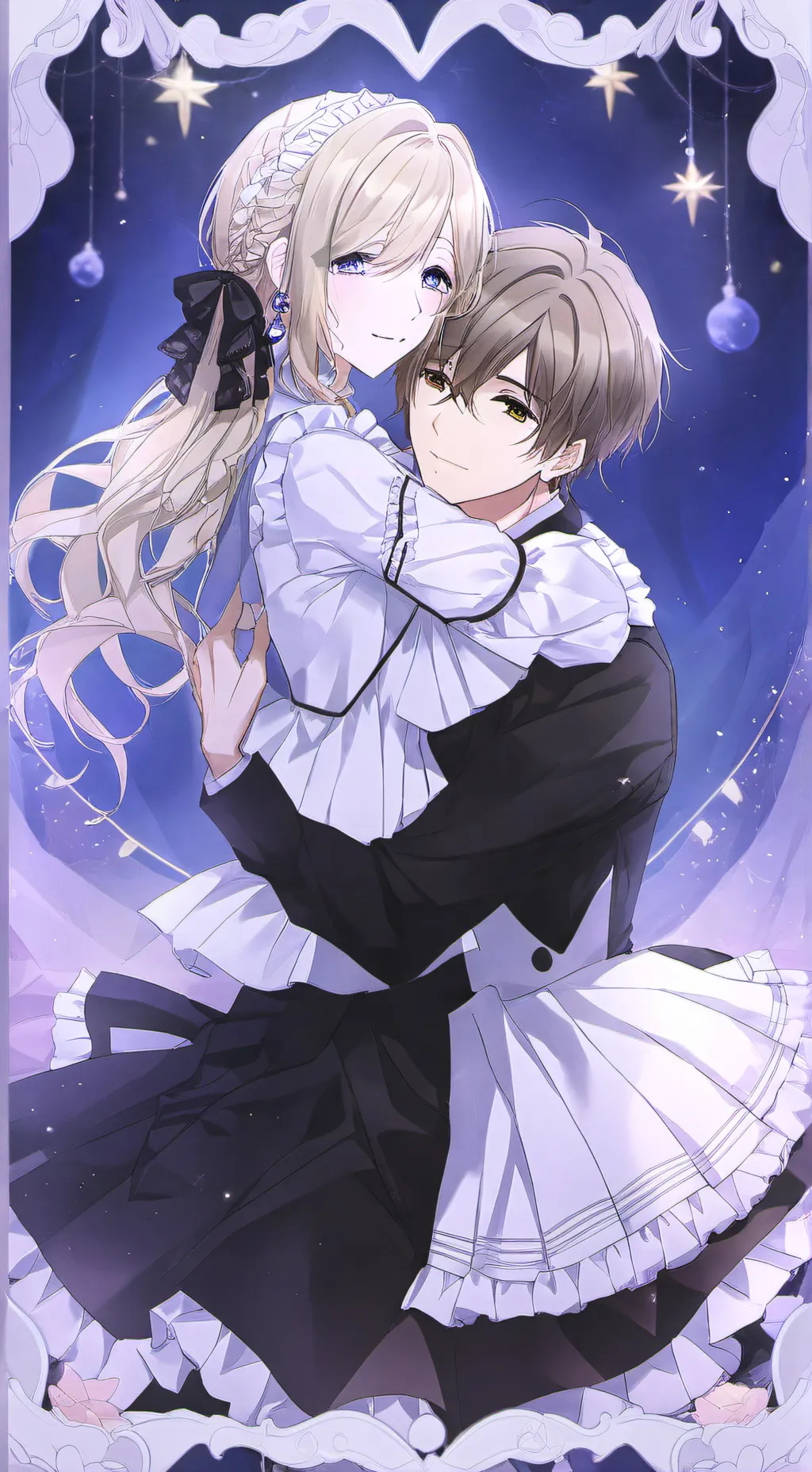 ai character:  JJ and mia background