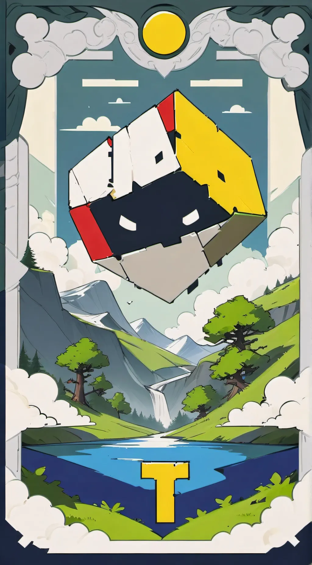 ai character: dandys world camp! background