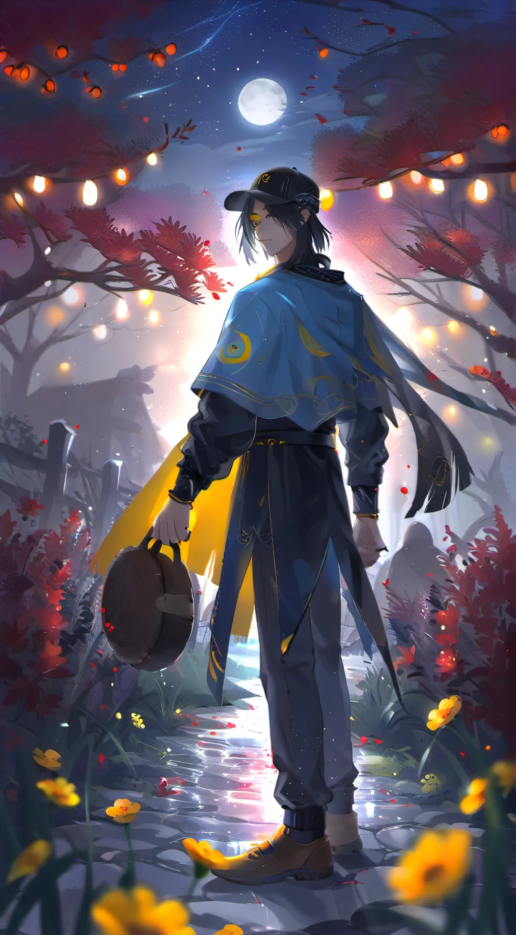 ai character: Useless man background