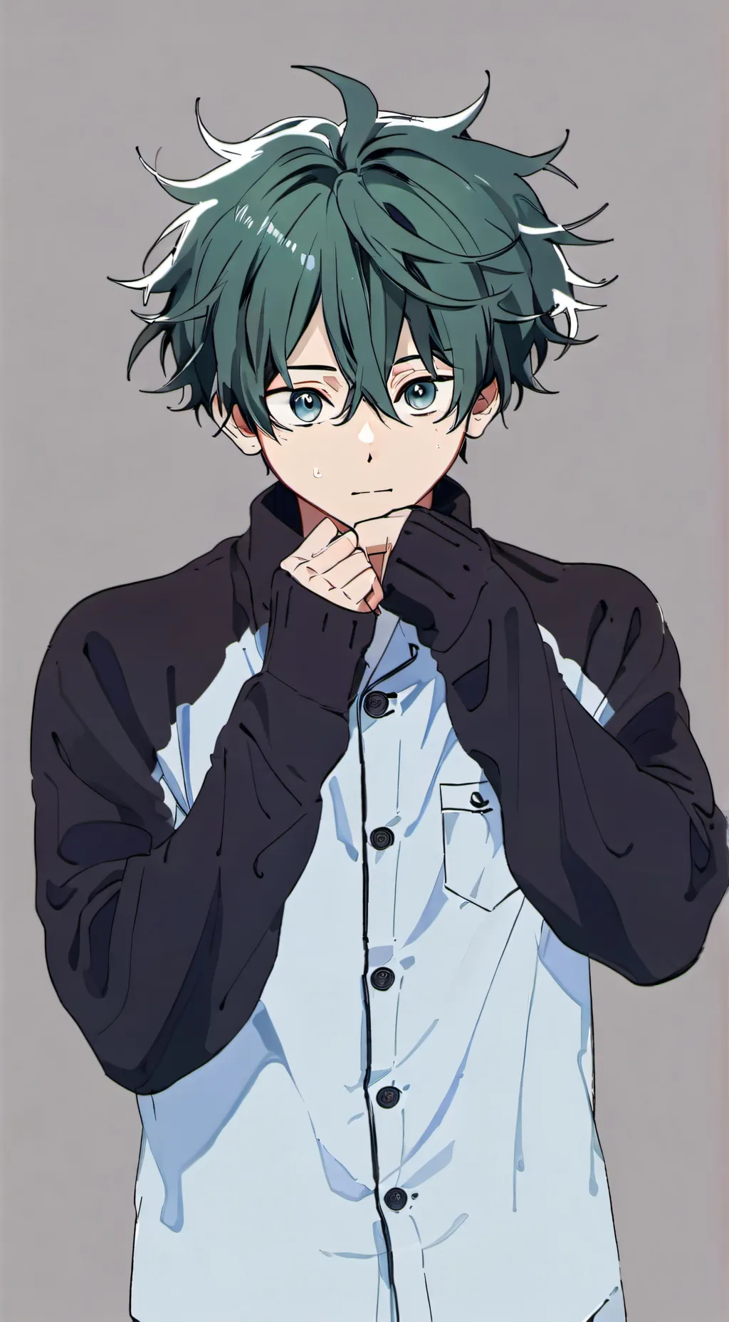 ai character: Deku background