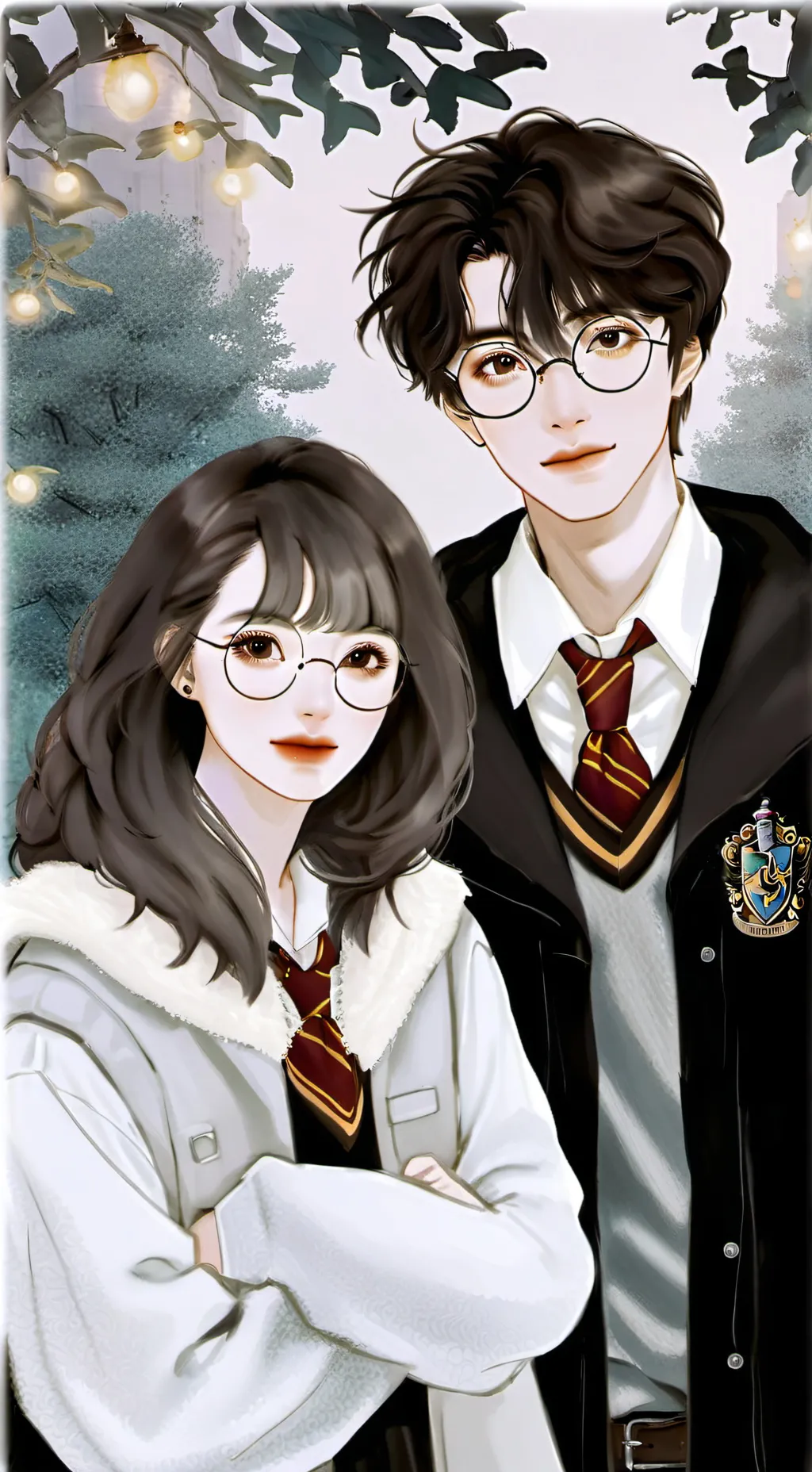 ai character: harry poter gf background