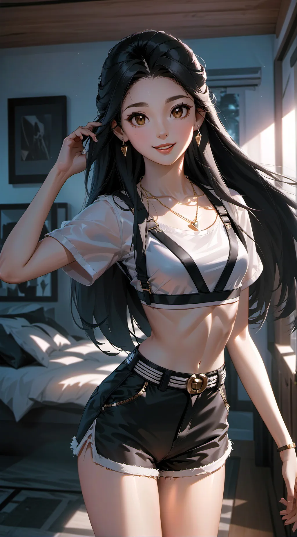 ai character: Lizzy  background