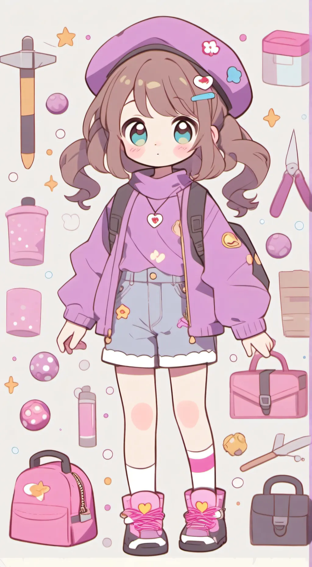 ai character: C00K13_L0V3R background