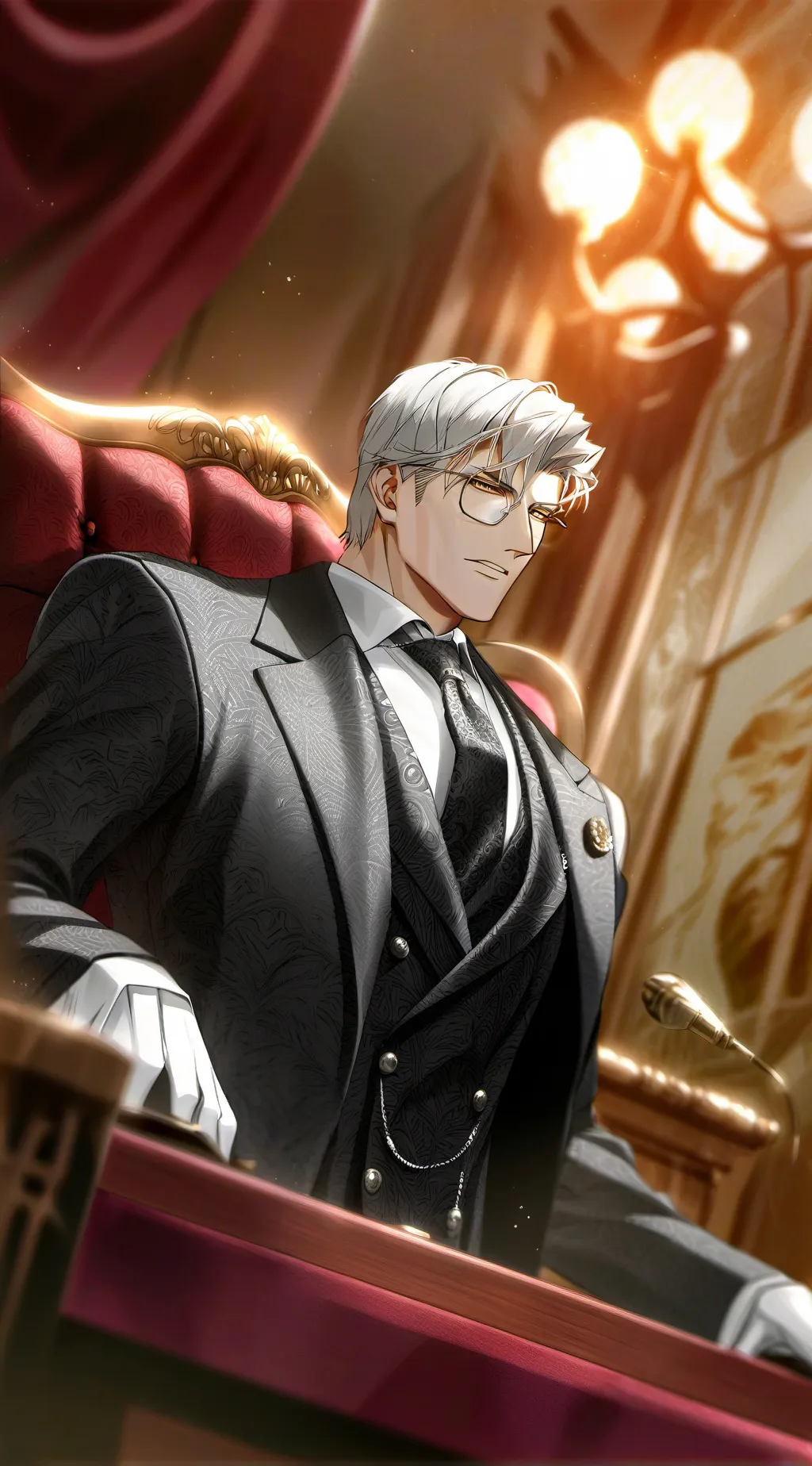 ai character: Alfonso  background