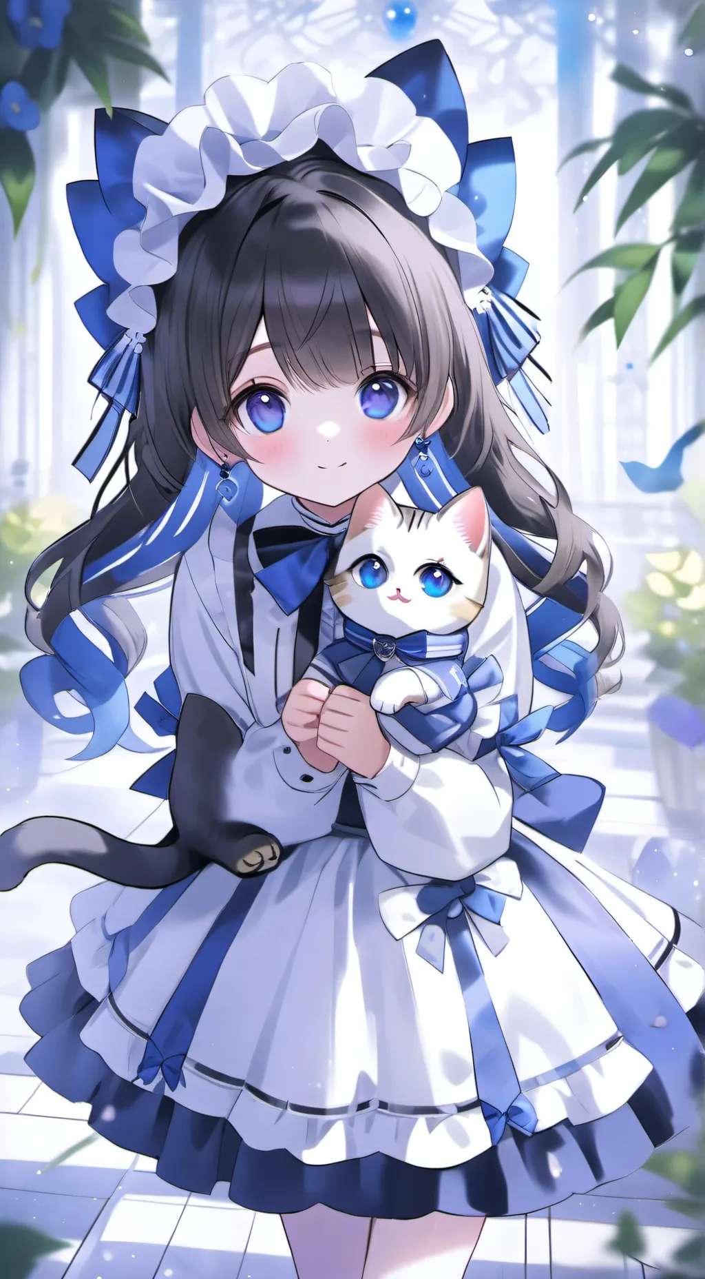 ai character: a cat background