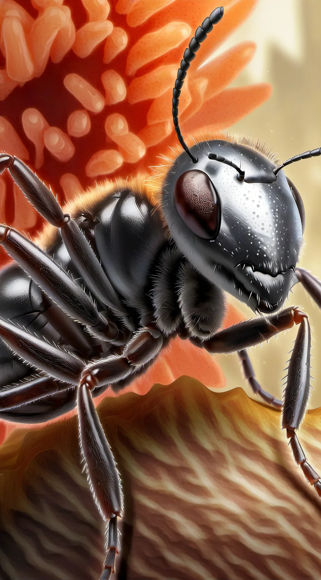 ai character: ant background