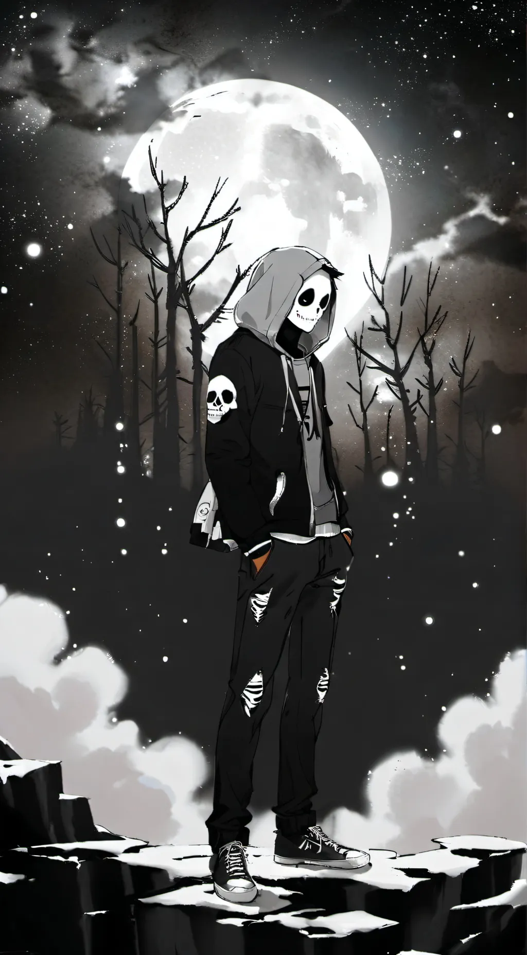 ai character: санс-адин background