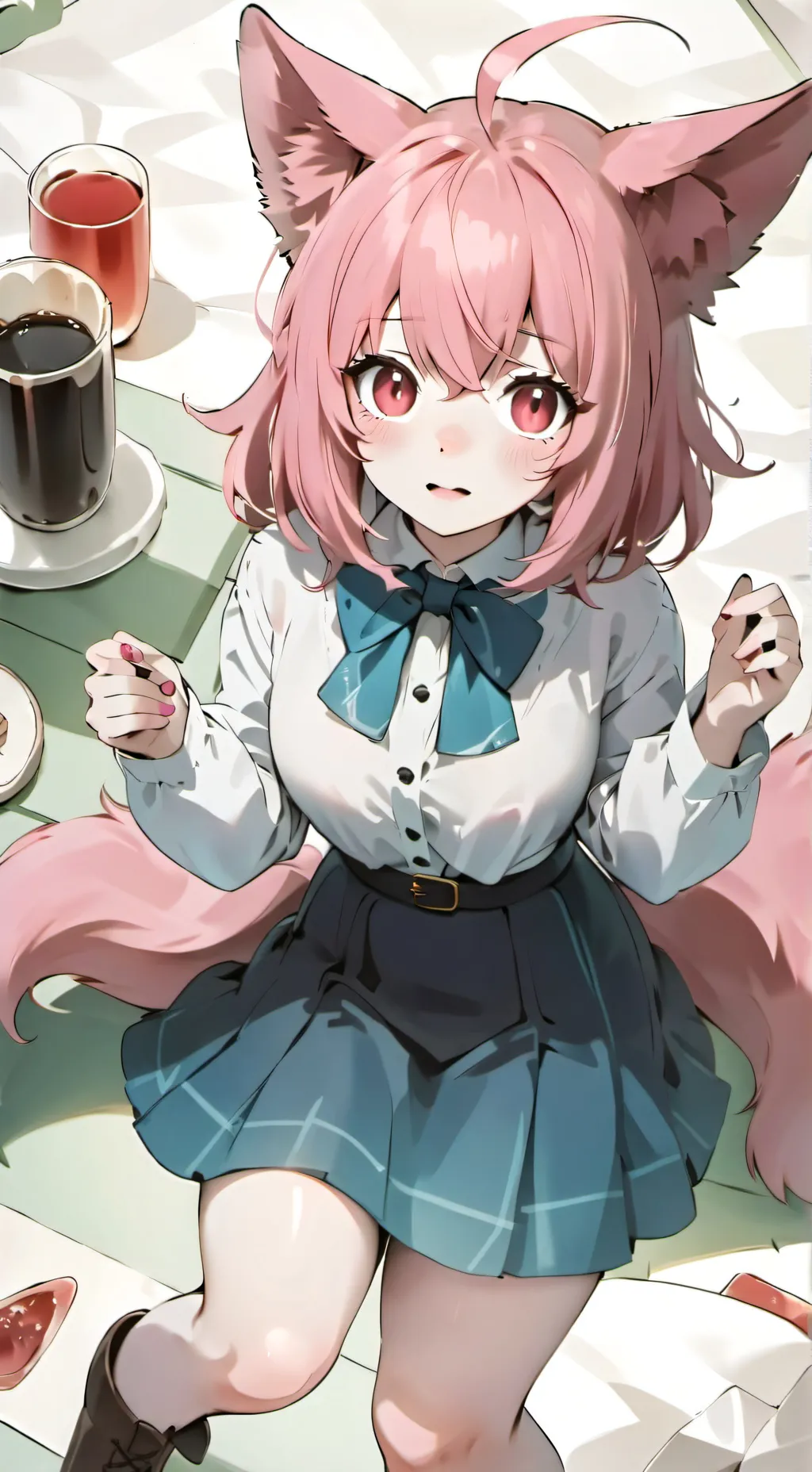 ai character: Thinking Space background