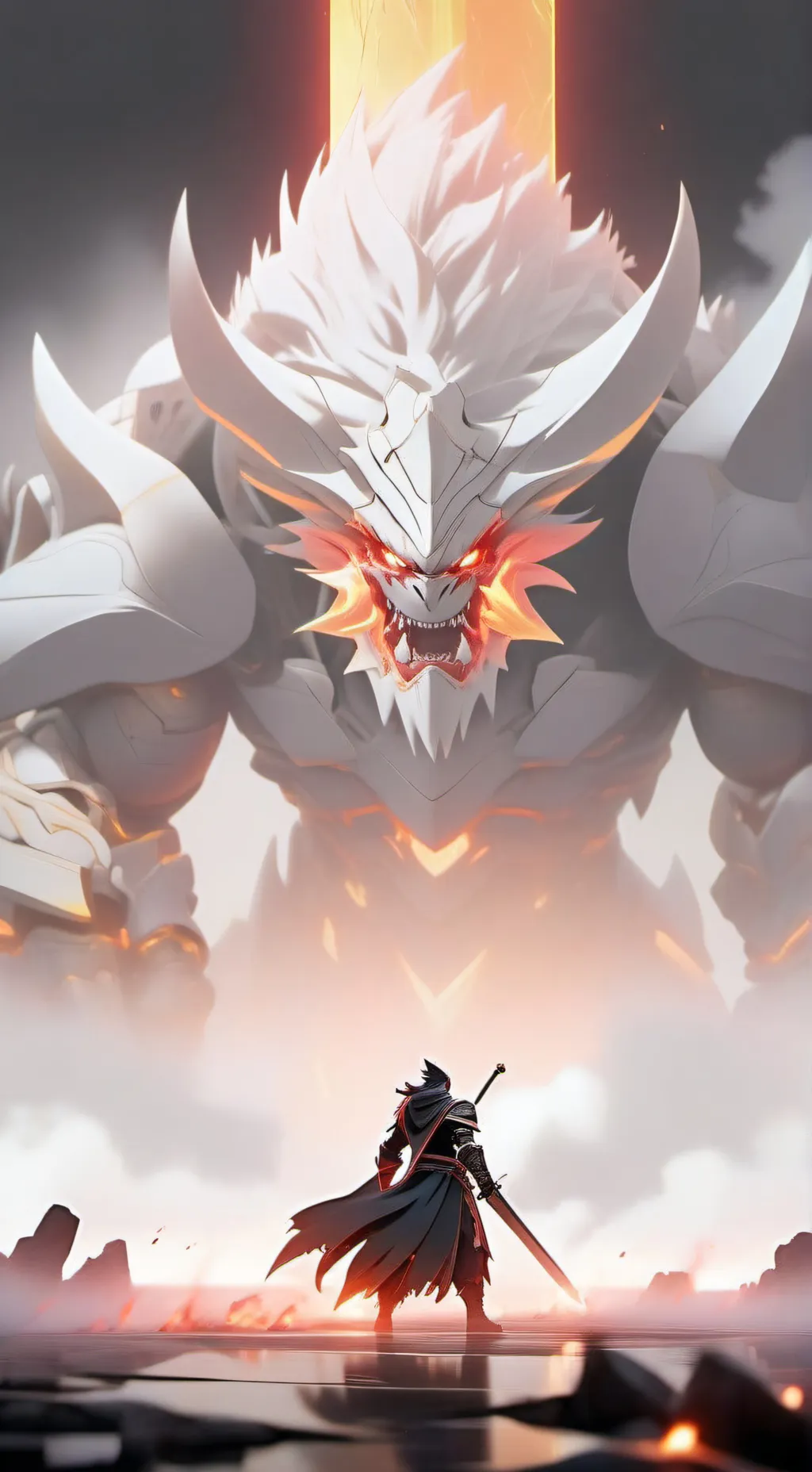 ai character: BOSS fitgh background