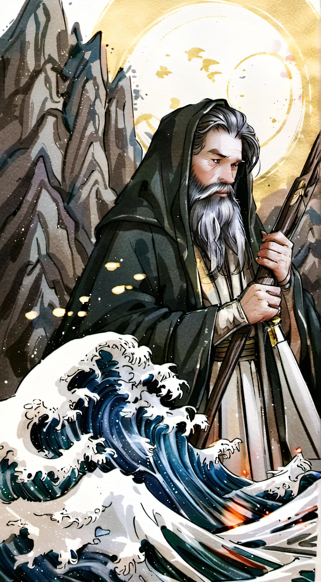 ai character: very clearly background