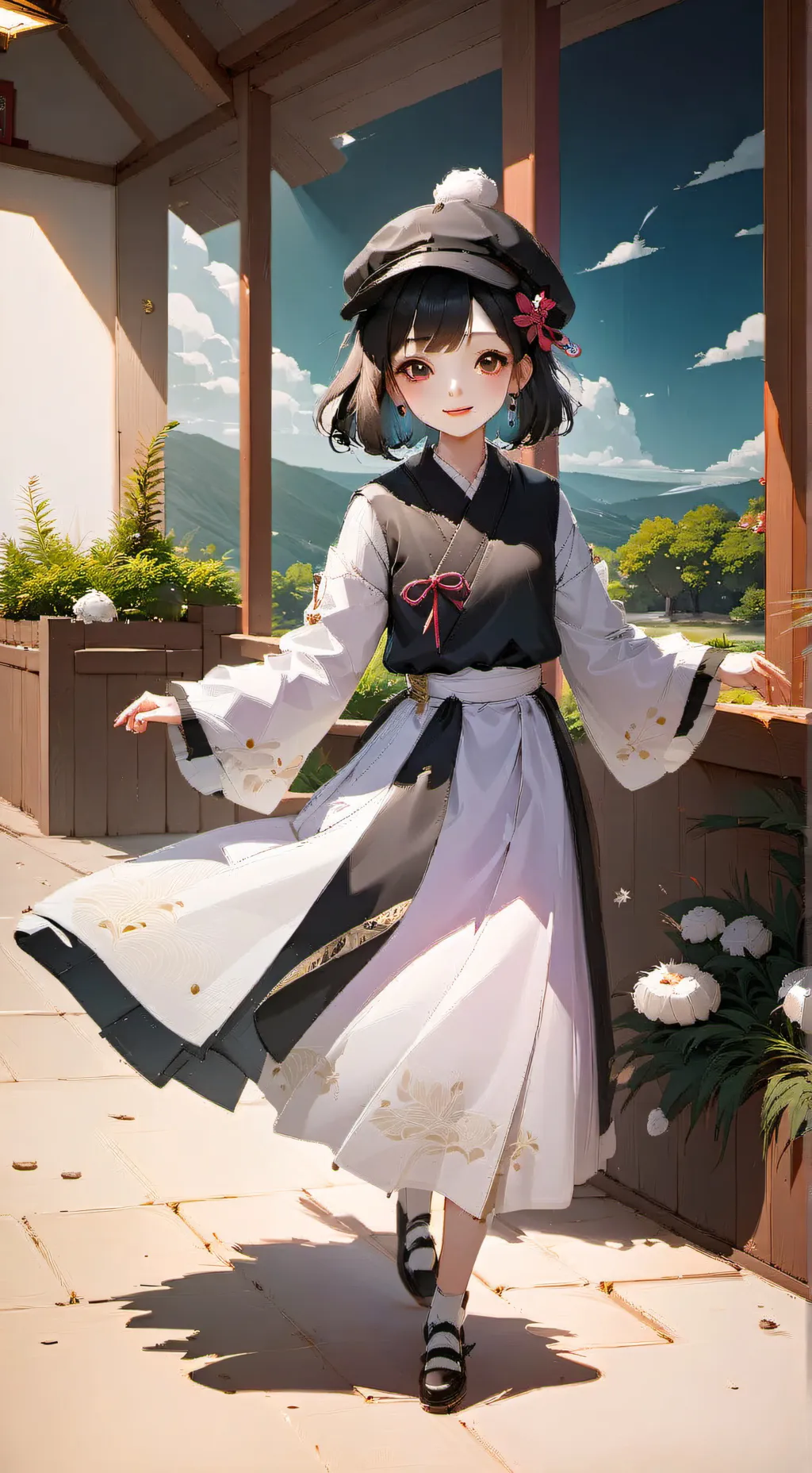 ai character: Kuromiandvictoriah background