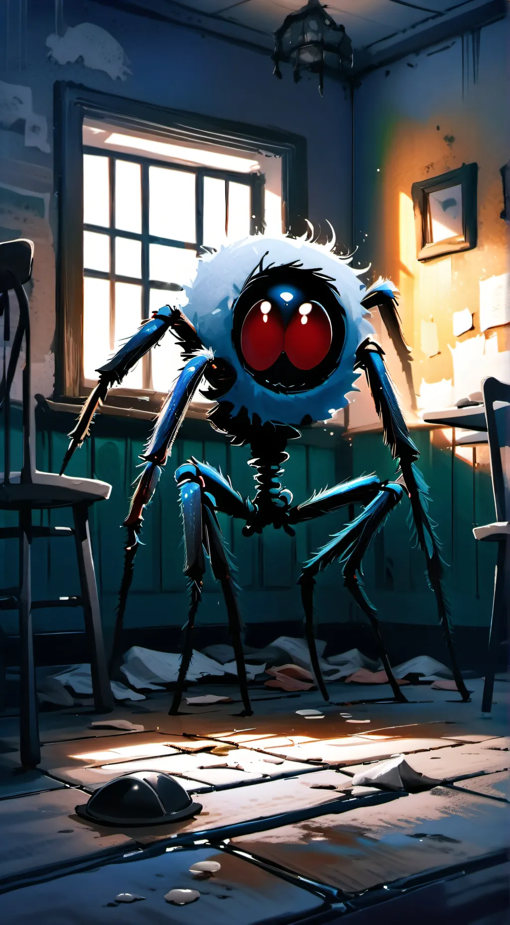 ai character: señor araña  background