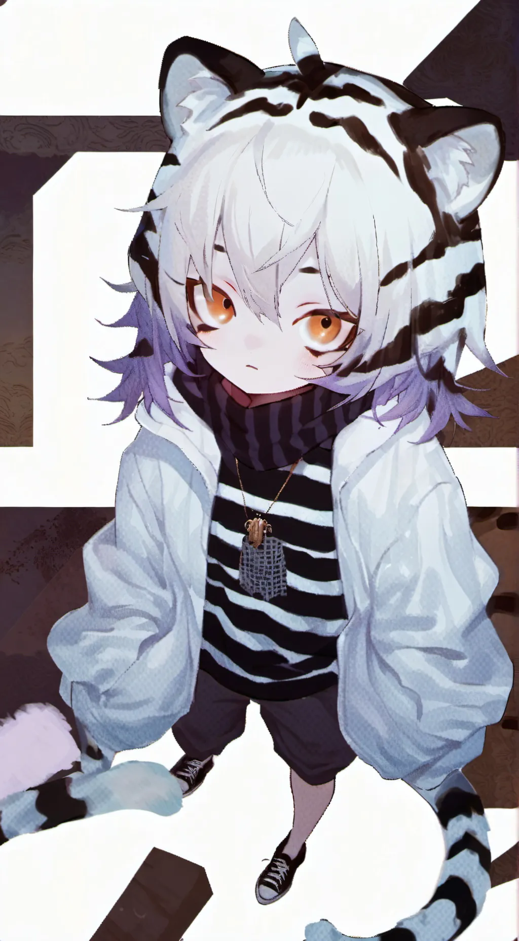 ai character: Rogue Tigress Spirit background