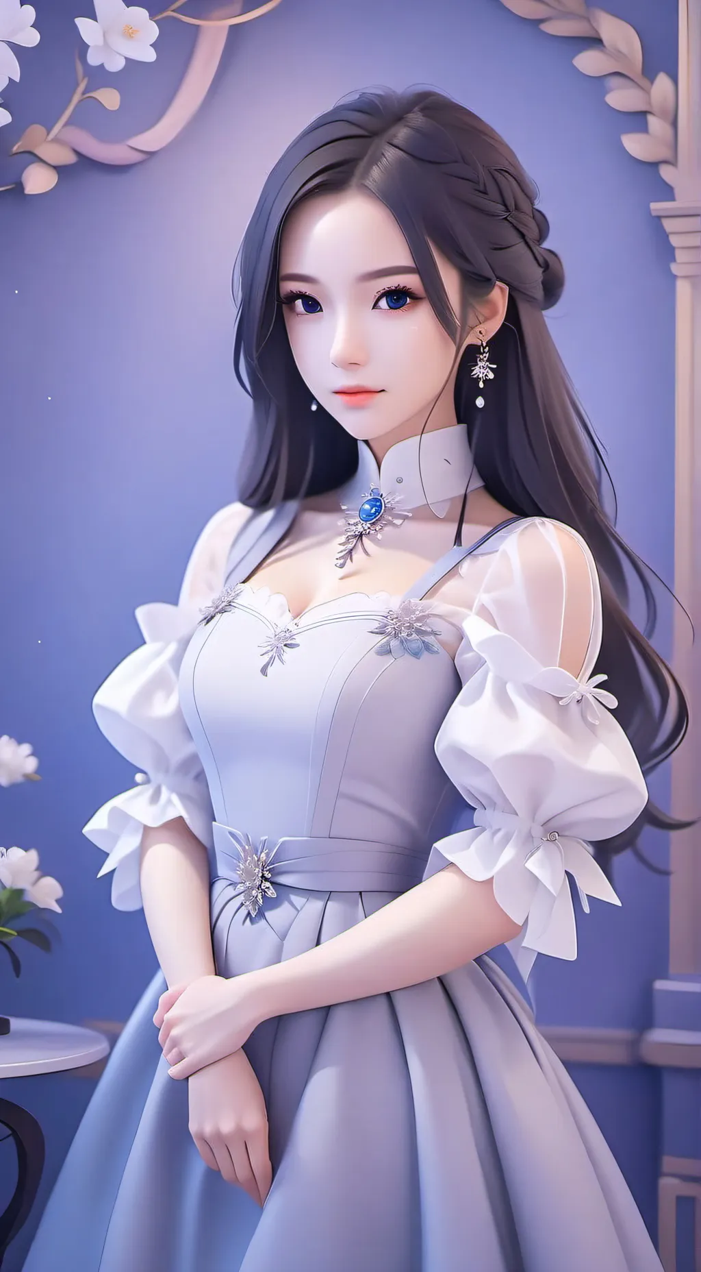 ai character: \<~•°test°•~>/ background