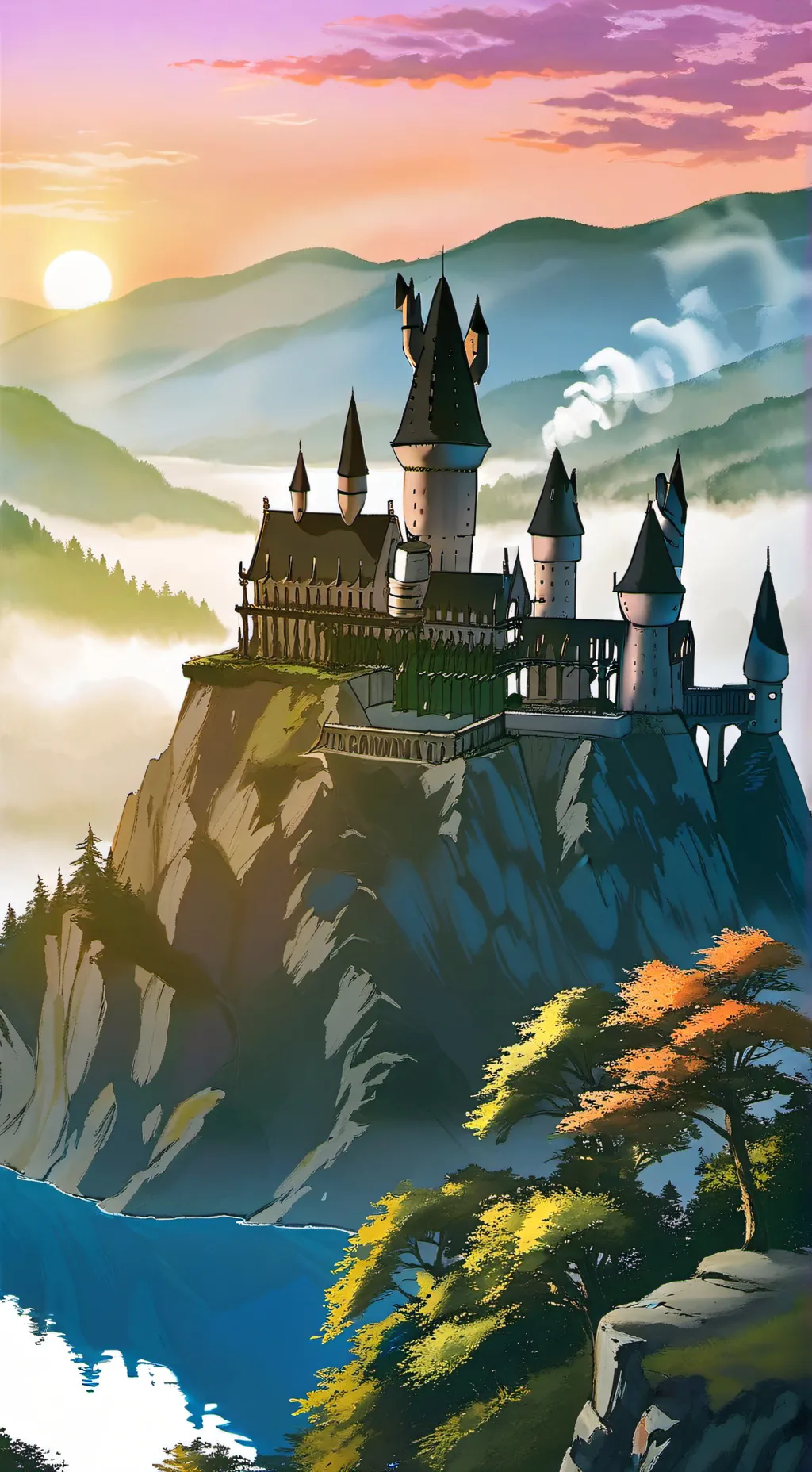 ai character: -Hogwarts- background