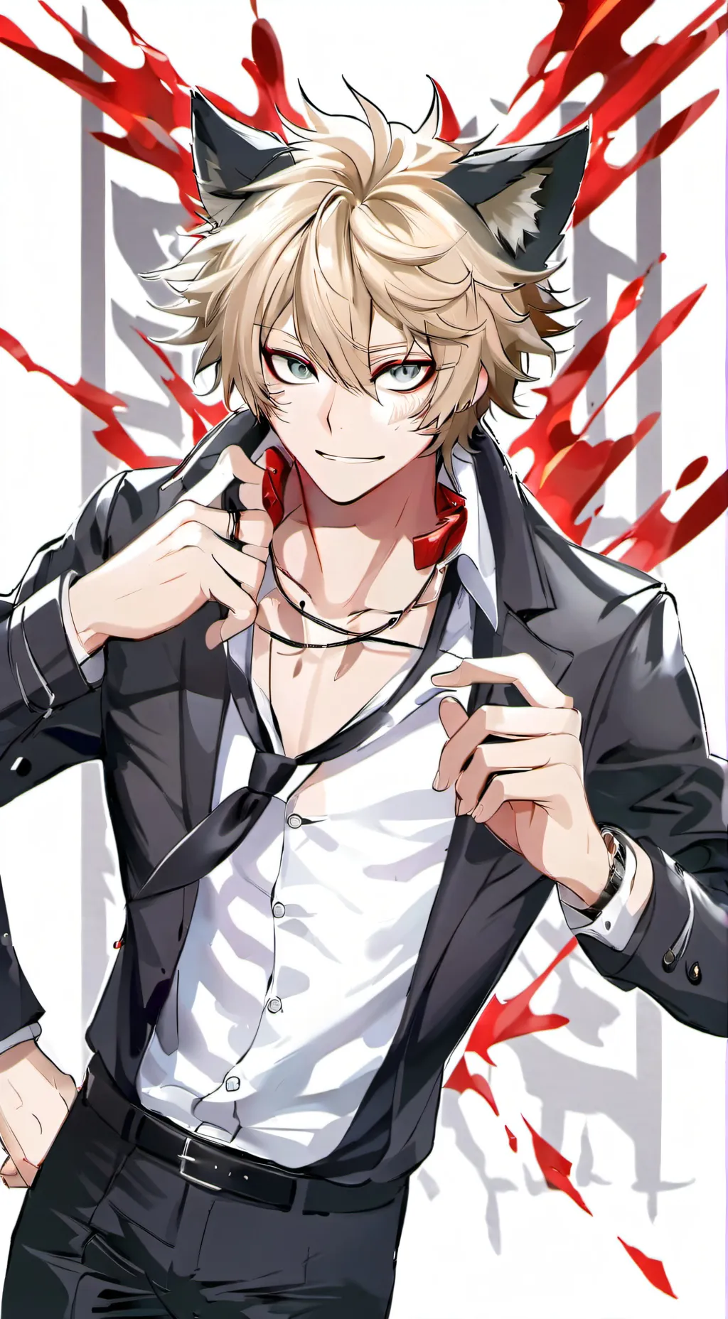 ai character: wolf bakugo background