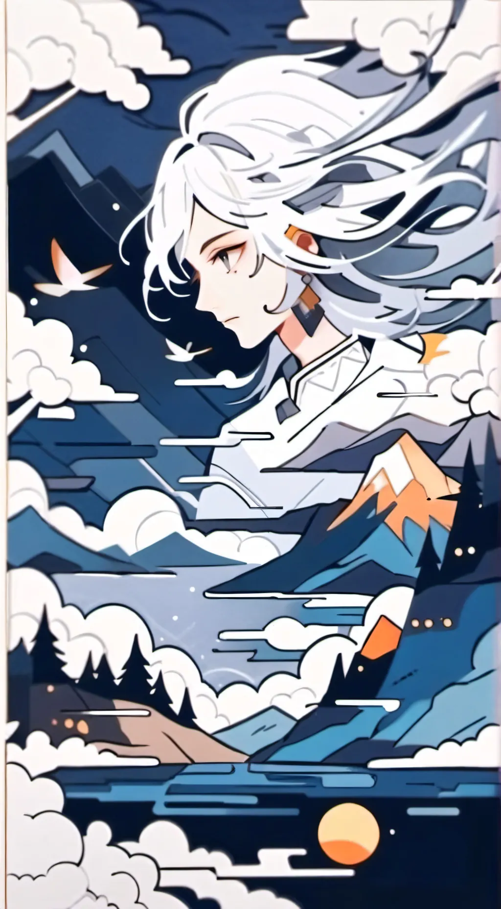 ai character: Forsaken shots! background