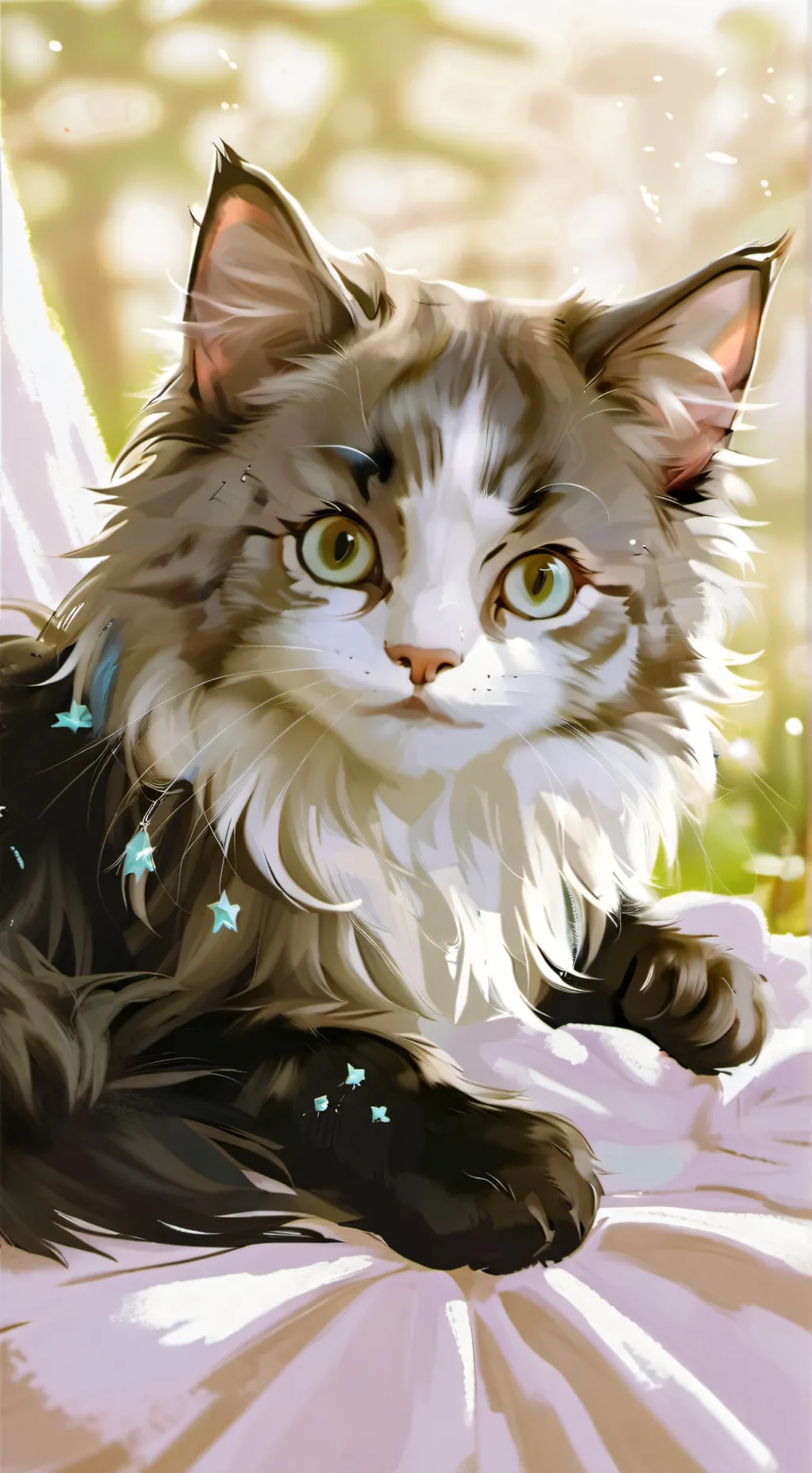 ai character: StarPaw ( My OC) background