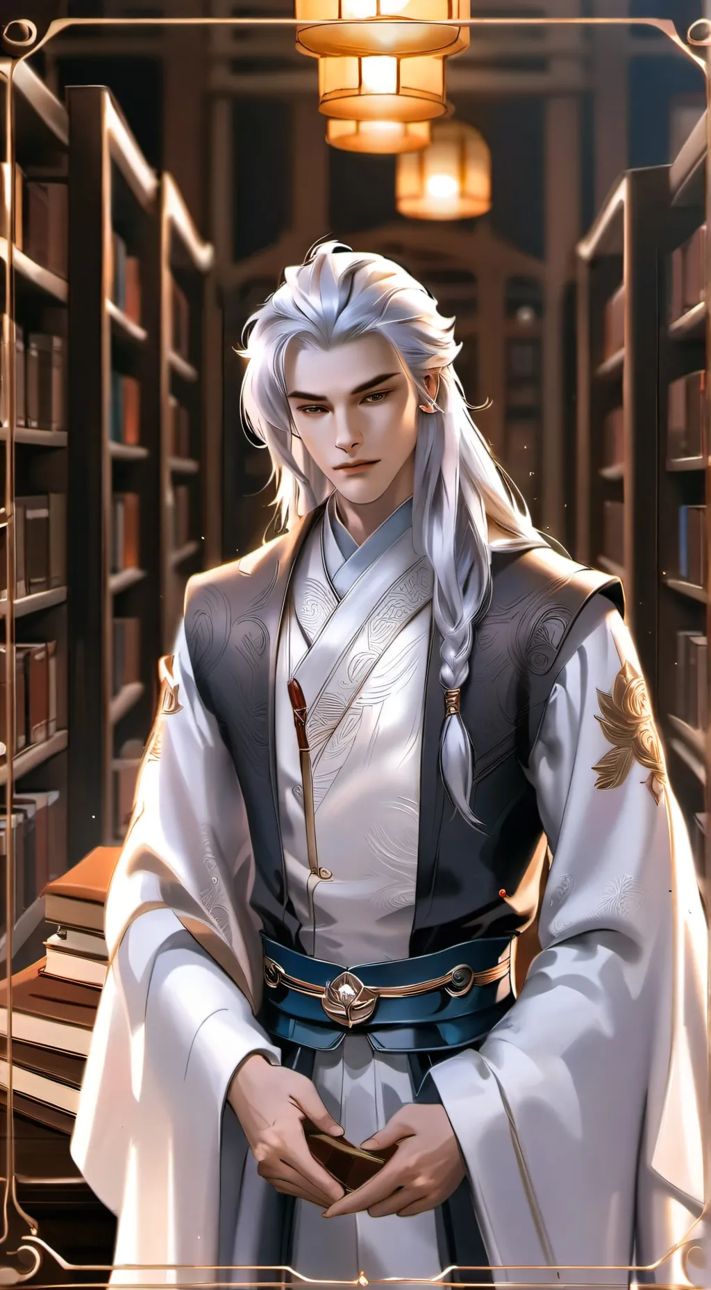 ai character: viencent  background