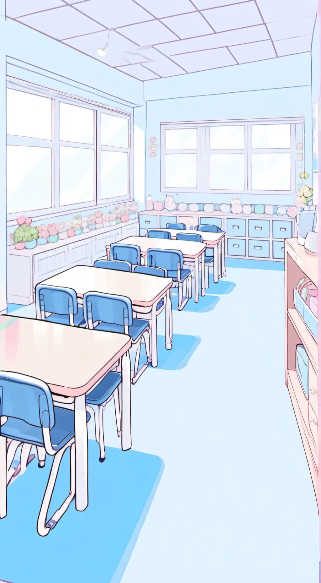 ai character: superpower pre-k  background