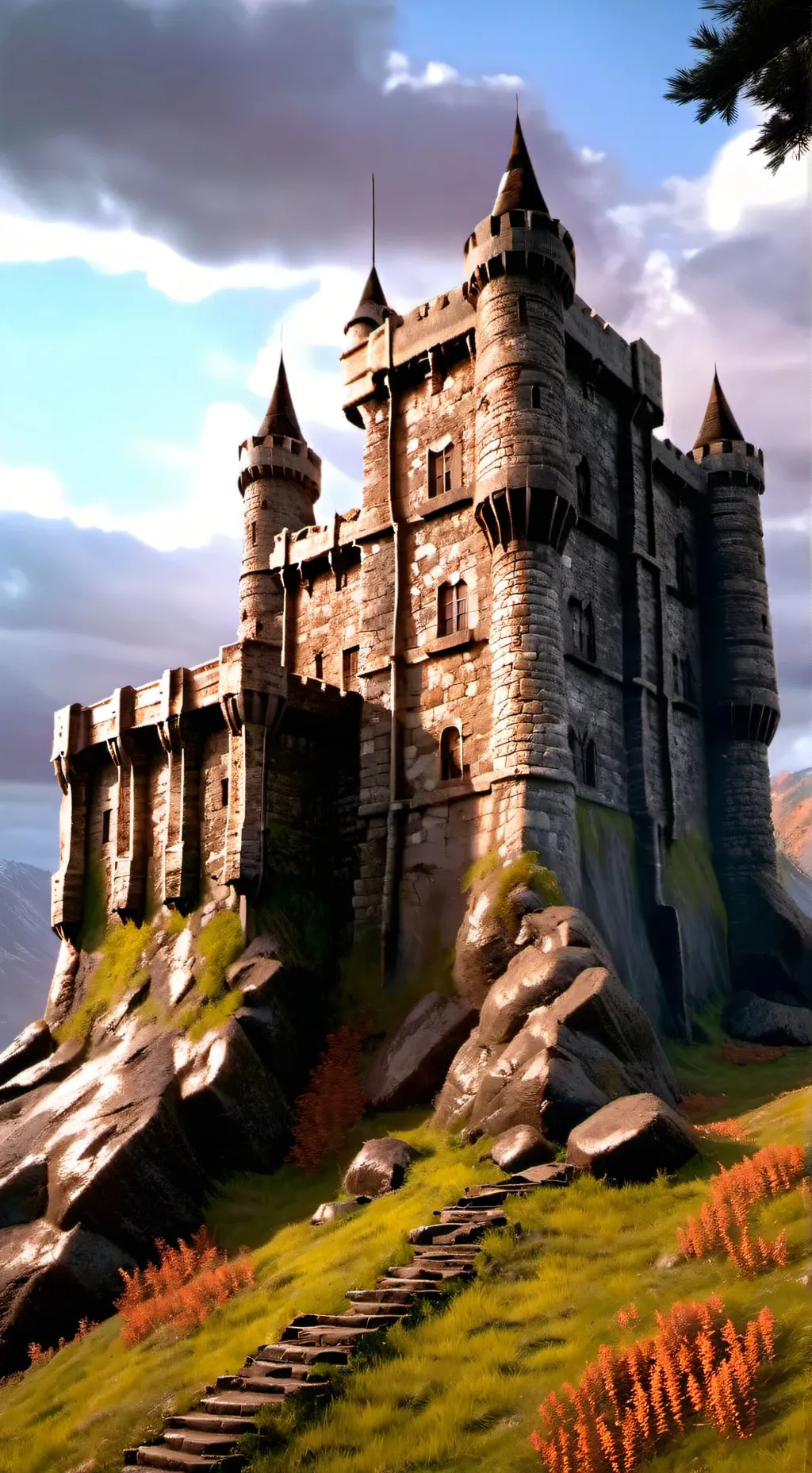 ai character: royalty  background