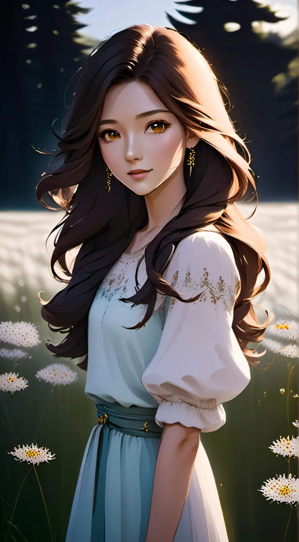 ai character: Fiona  background