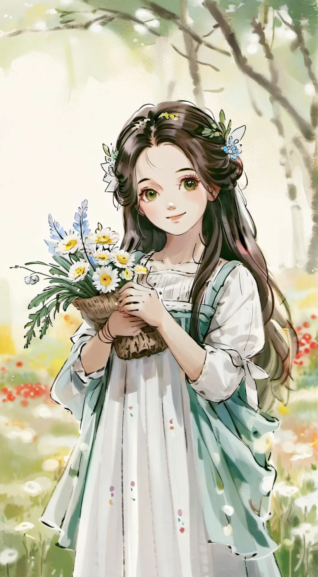 ai character: rosa background