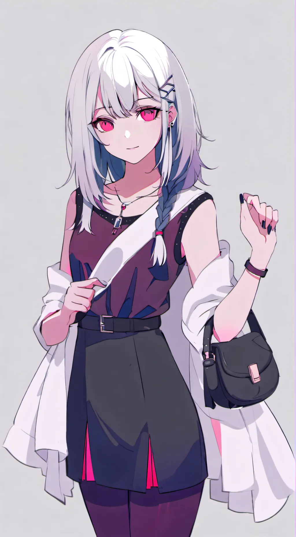 ai character: Alya sleepover background