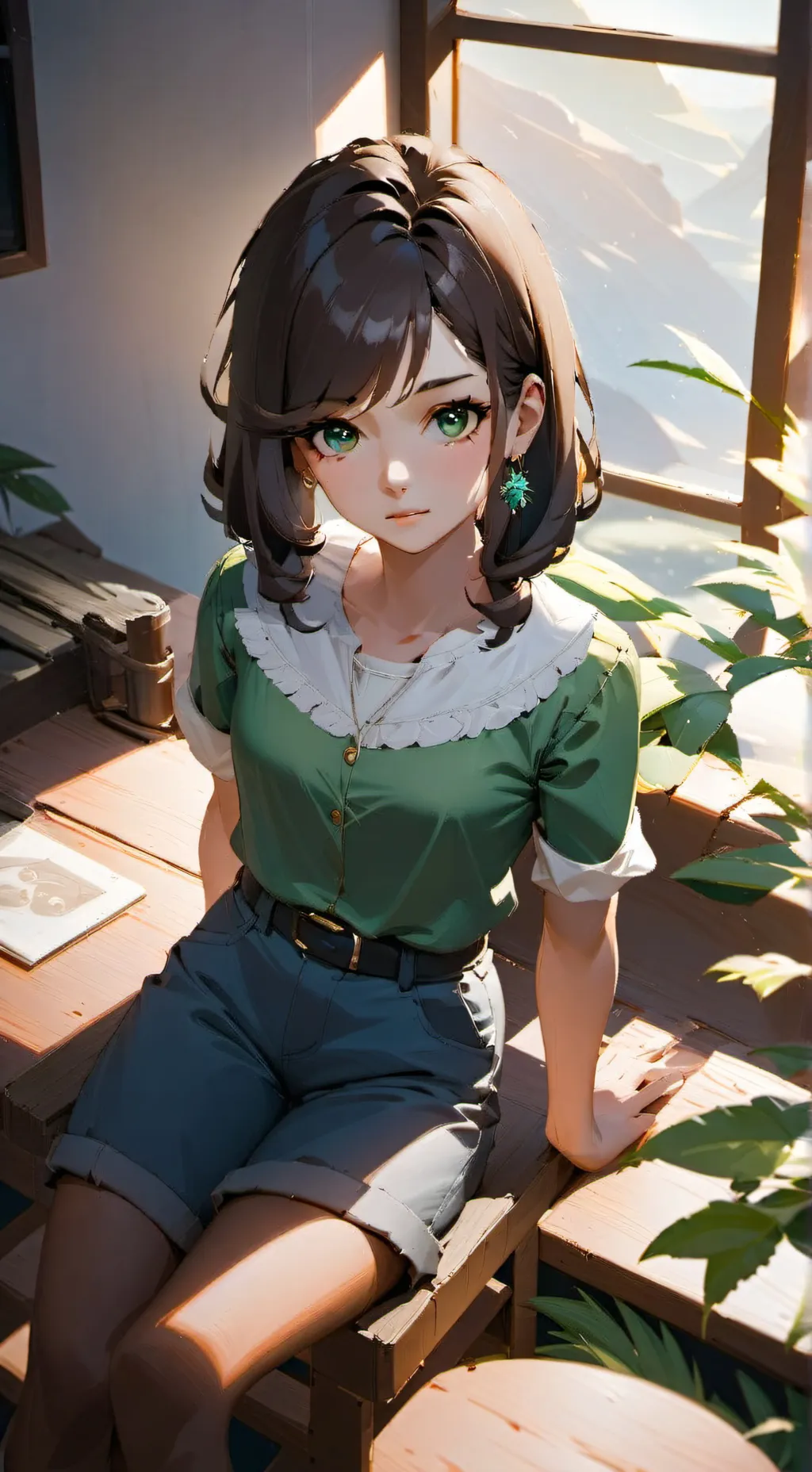 ai character: Jennifer  background