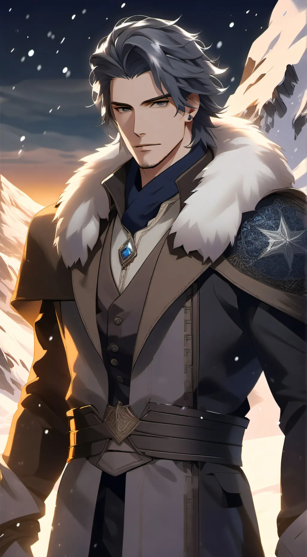 ai character: Jacksons Winter background