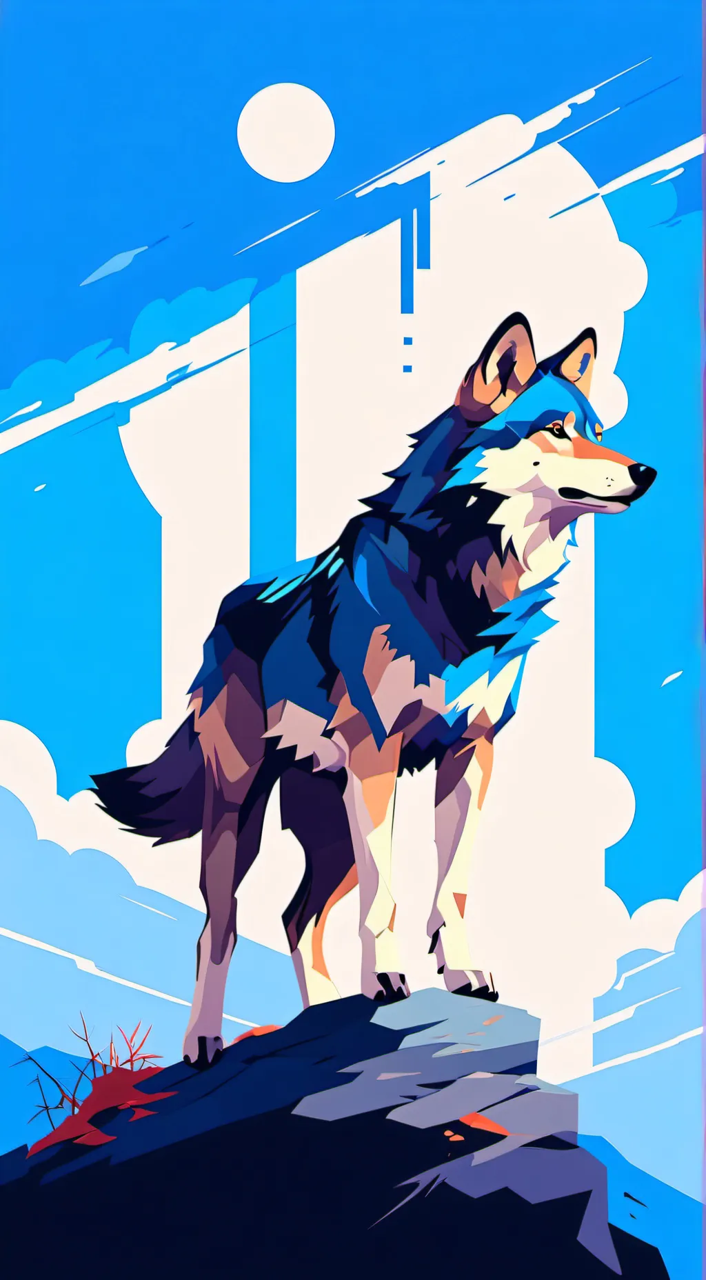 ai character: wolf rp background