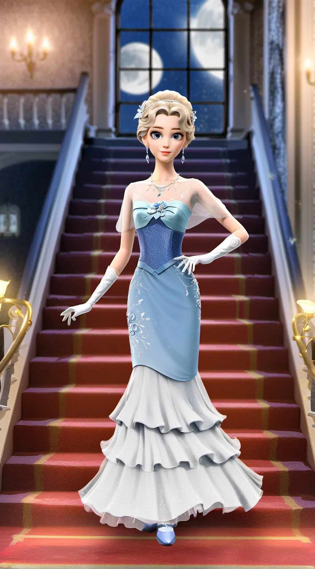 ai character: Elsa background