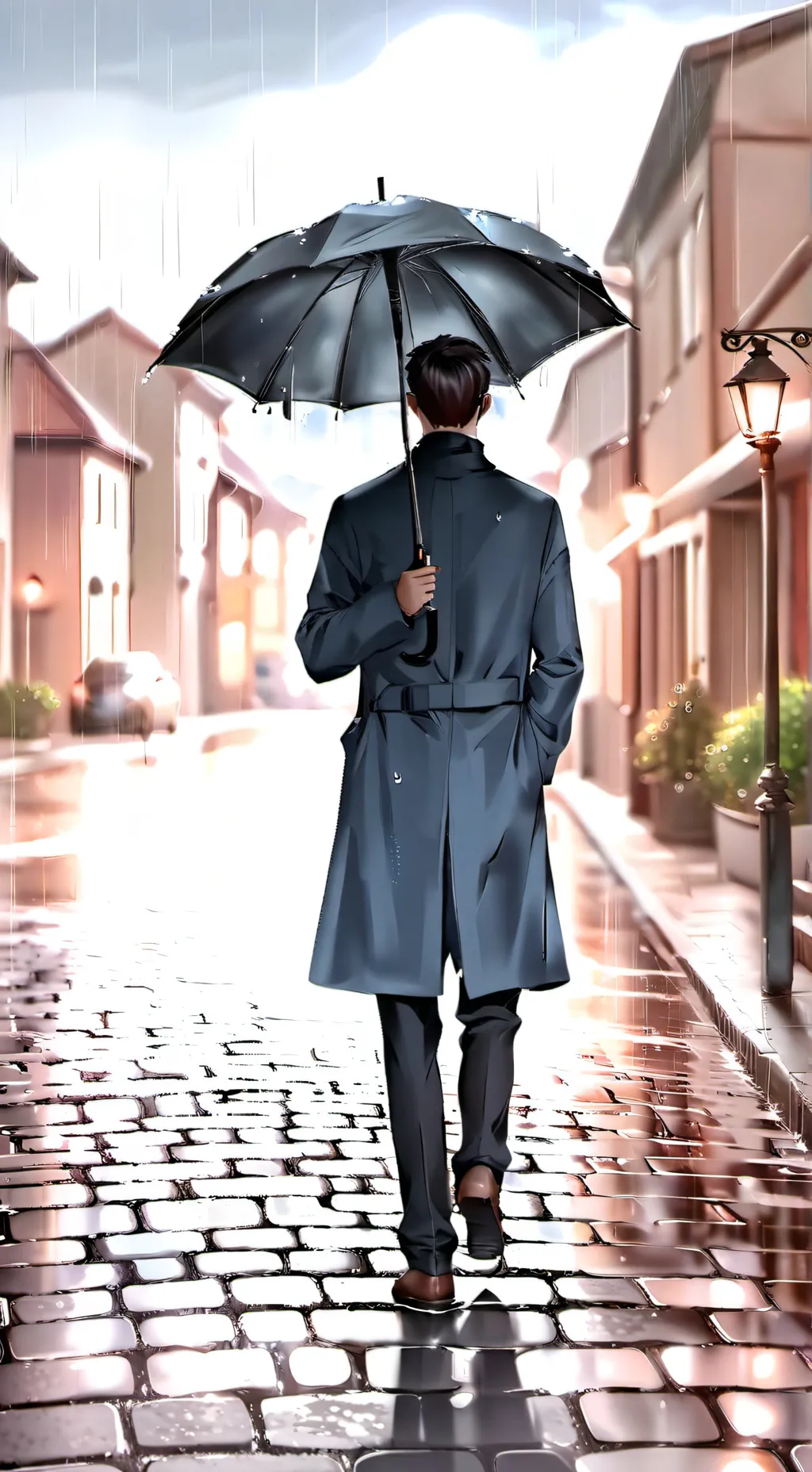 ai character: MHA Waiting room background